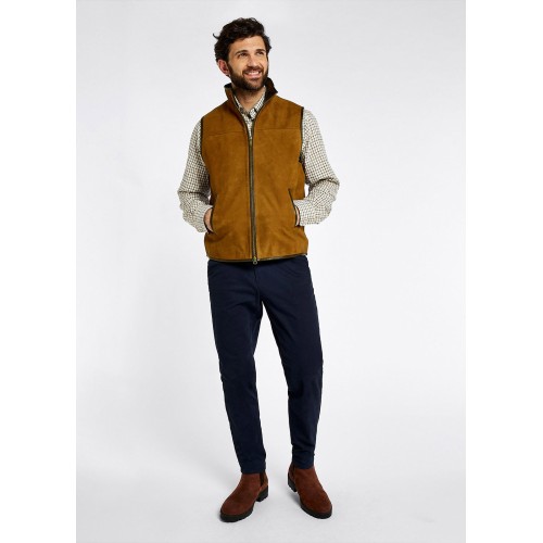 Brandneu Dubarry Dunhill Leather Gilet - Tan