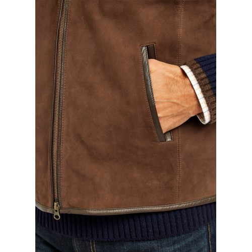 Brandneu Dubarry Dunhill Lederweste - Walnut