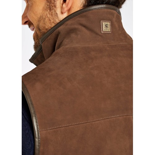 Brandneu Dubarry Dunhill Lederweste - Walnut