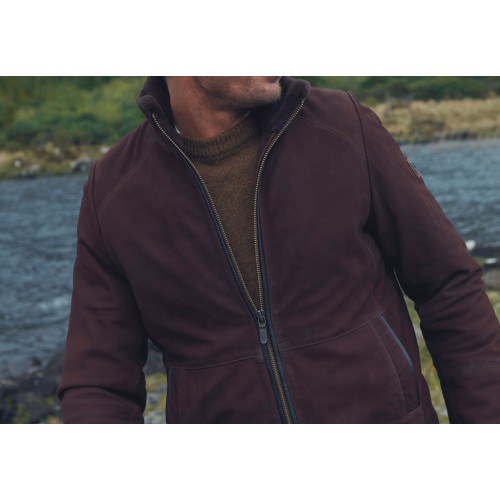 Brandneu Dubarry Merriman Lederjacke - Walnut