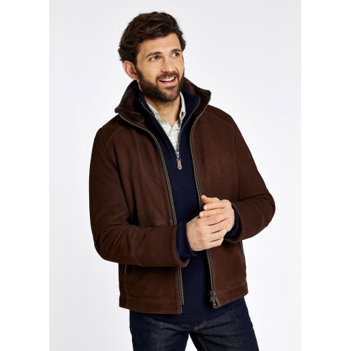 Brandneu Dubarry Merriman Lederjacke - Walnut