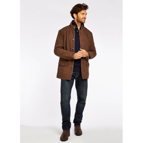 Brandneu Dubarry Moore Lederjacke - Walnut