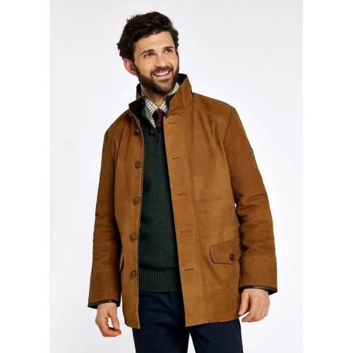 Brandneu Dubarry Moore Leather Jacket - Tan