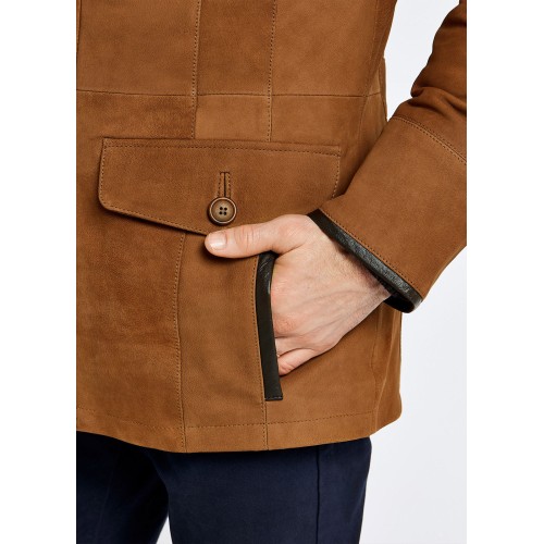 Brandneu Dubarry Moore Leather Jacket - Tan