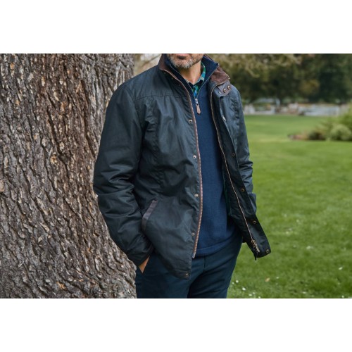 Brandneu Dubarry Carrickfergus Wachsjacke - Black