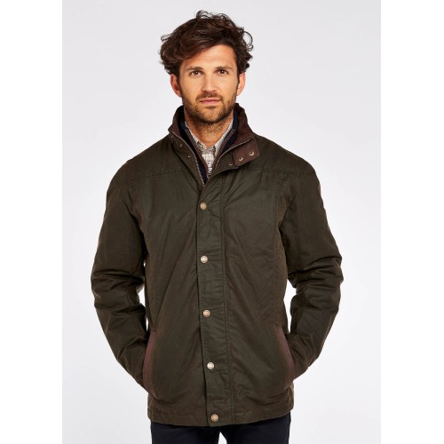 Brandneu Dubarry Carrickfergus Wachsjacke - Olive