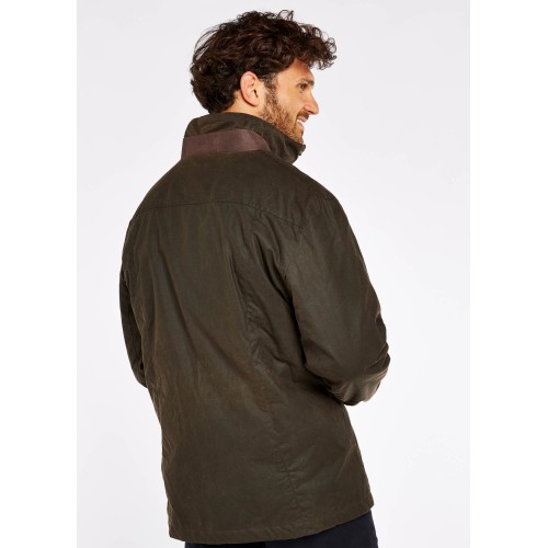 Brandneu Dubarry Carrickfergus Wachsjacke - Olive