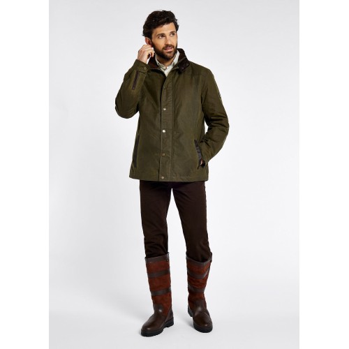 Brandneu Dubarry Carrickfergus Men's Wax Jacket - Fennel